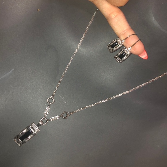 Jewelry - 🦋Gypsy Onyx Silver Set🦋
